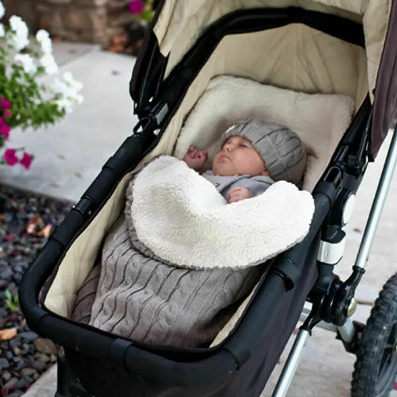 Chancelière Bébé / Sac de couchage Laine et Polaire