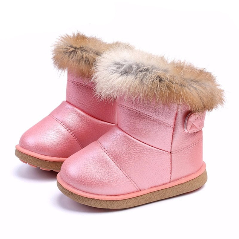 Bottes de Neige Fourrées Hiver Bébé / Enfant avec Fourrure