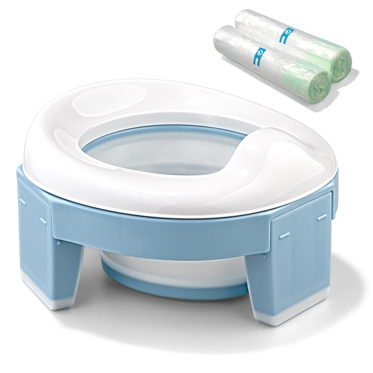 Pot de Toilette Bébé Pliable avec Réducteur WC