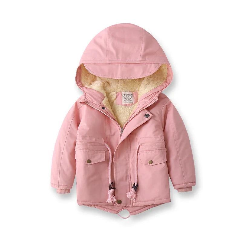 Manteau Hiver Enfant Doublure Polaire