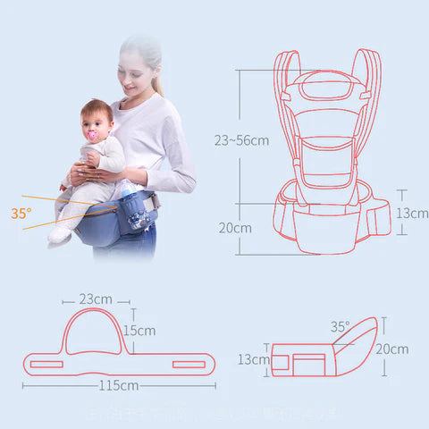 Porte-bébé ergonomique évolutif 15 positions, photo 9