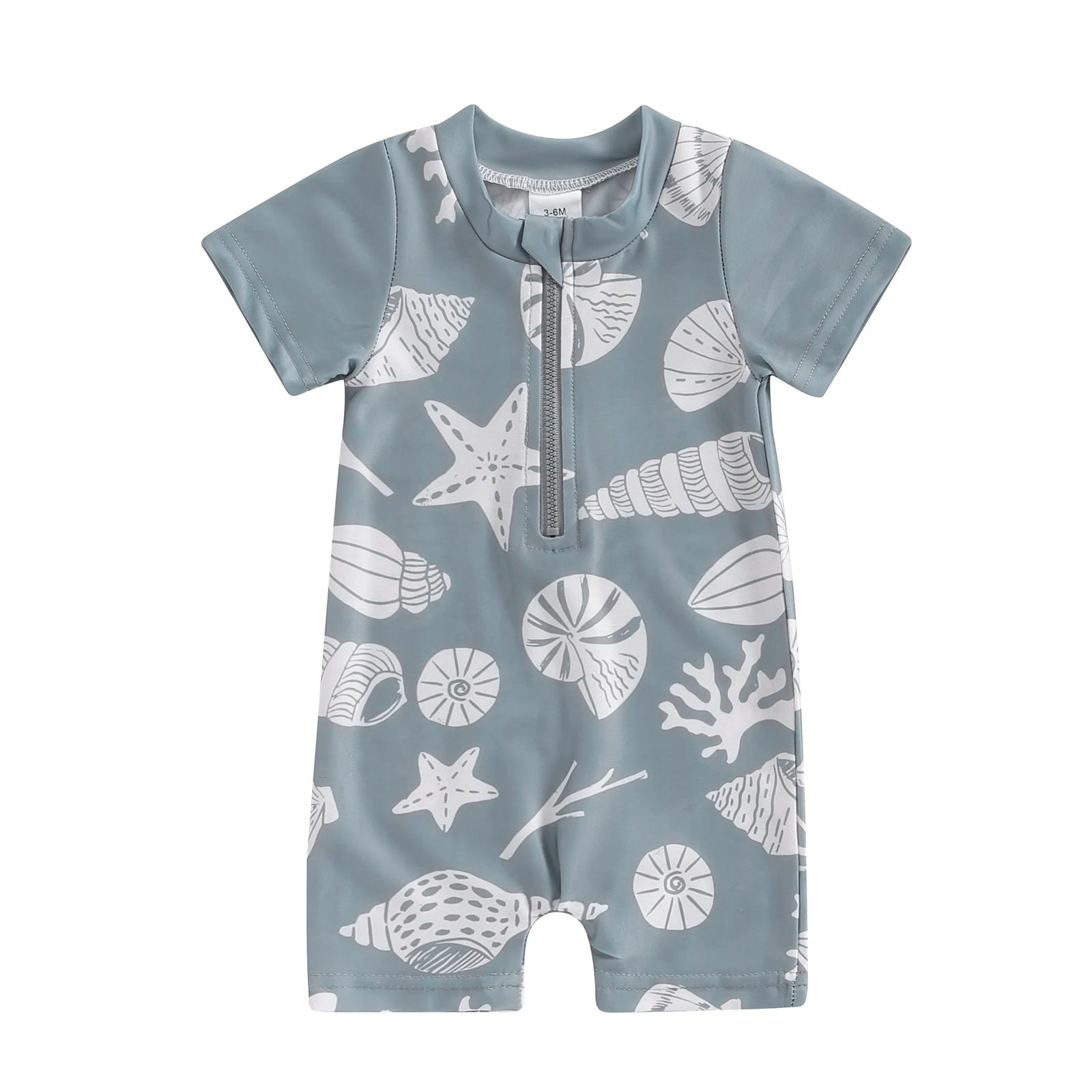 Maillot de Bain Bébé Garçon Manches Courtes