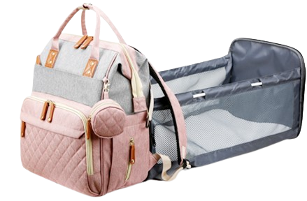 Sac à langer sac à dos avec matelas intégré, photo 17