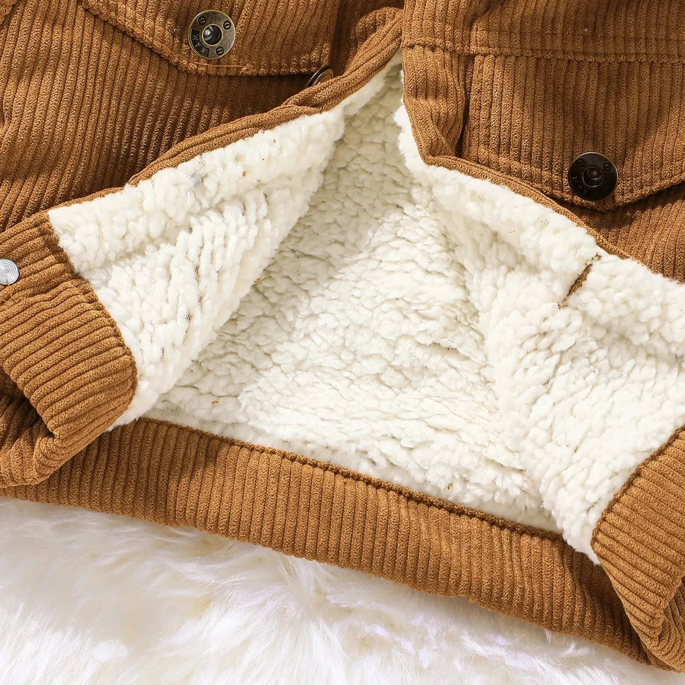 Manteau Bébé Hiver Doublure Polaire