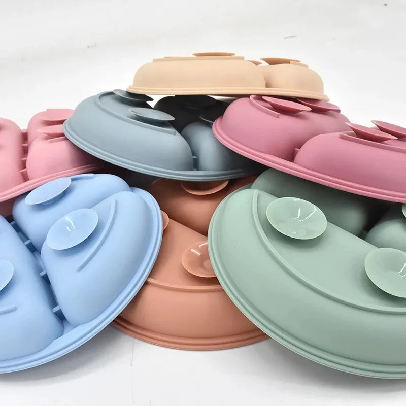 Coffret Repas Bébé Ergonomique en Silicone