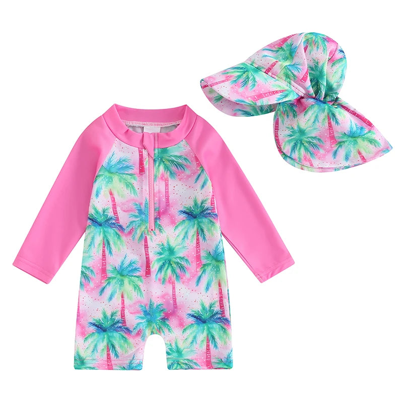 Maillot de Bain Bébé avec Casquette