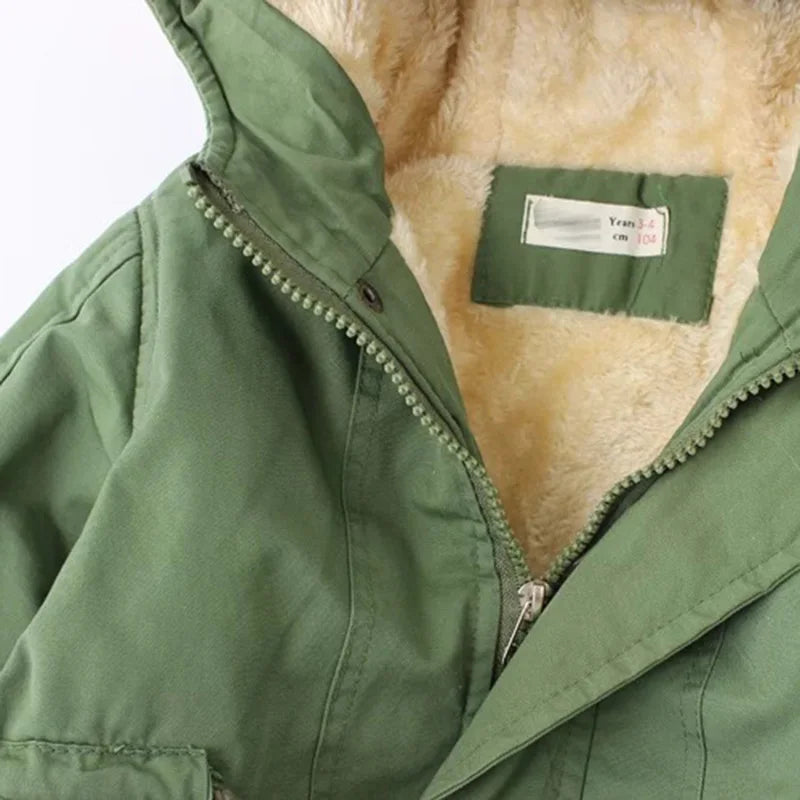 Manteau Hiver Enfant Doublure Polaire