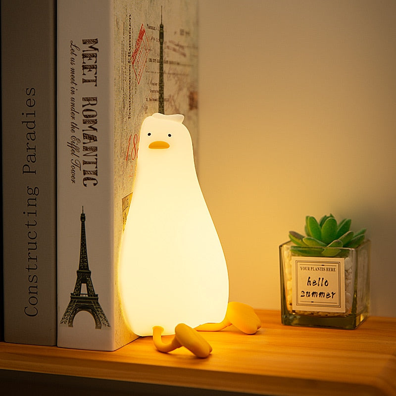 Veilleuse LED bébé - Léonard le canard
