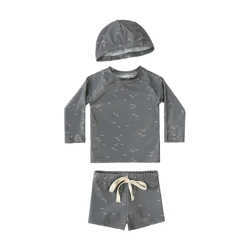 Maillot de bain et bonnet pour bébé