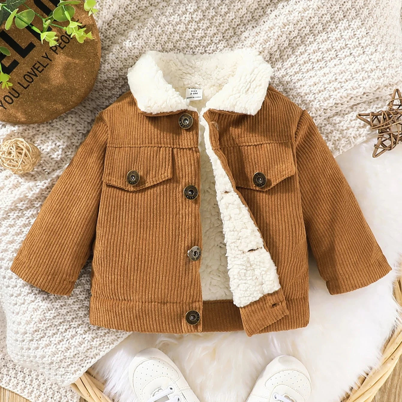 Manteau Bébé Hiver Doublure Polaire