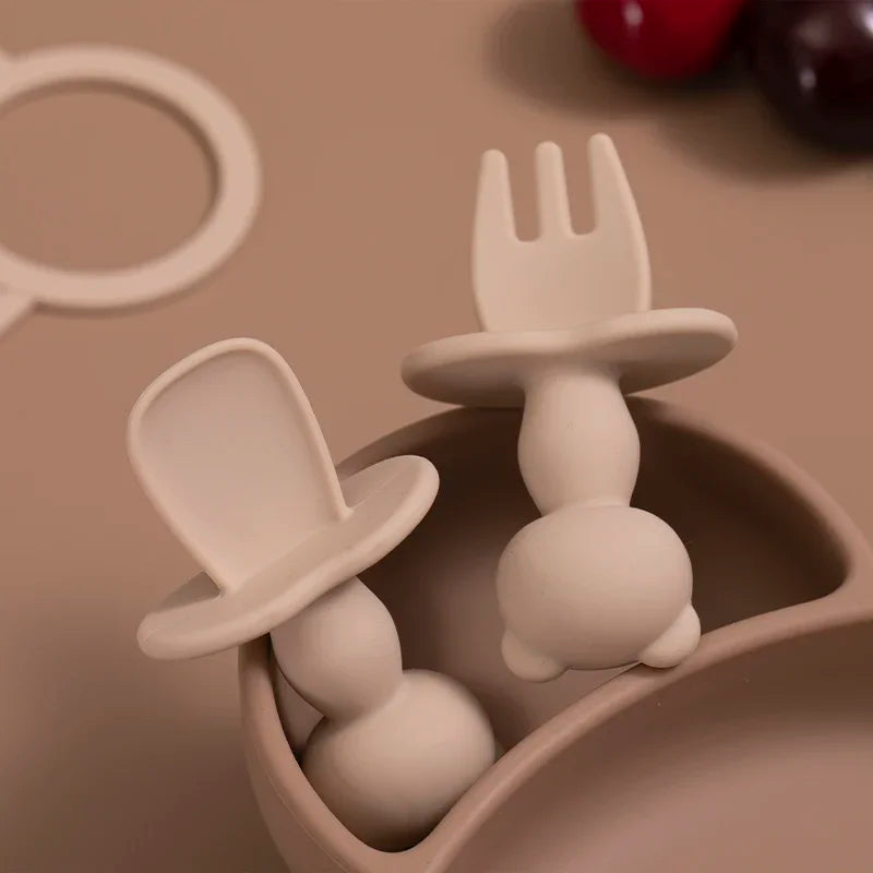 Lot de 2 Couverts d’Apprentissage pour Bébé