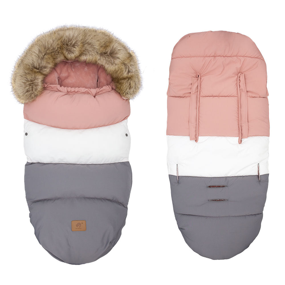 Chancelière de Poussette Universelle pour Bébé 0-24 Mois - Tricolore