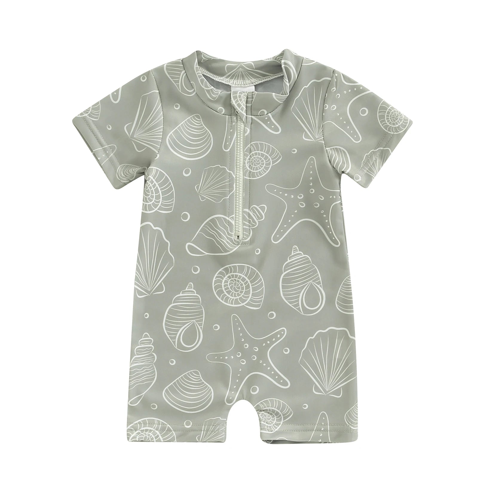 Maillot de Bain Bébé Garçon Manches Courtes