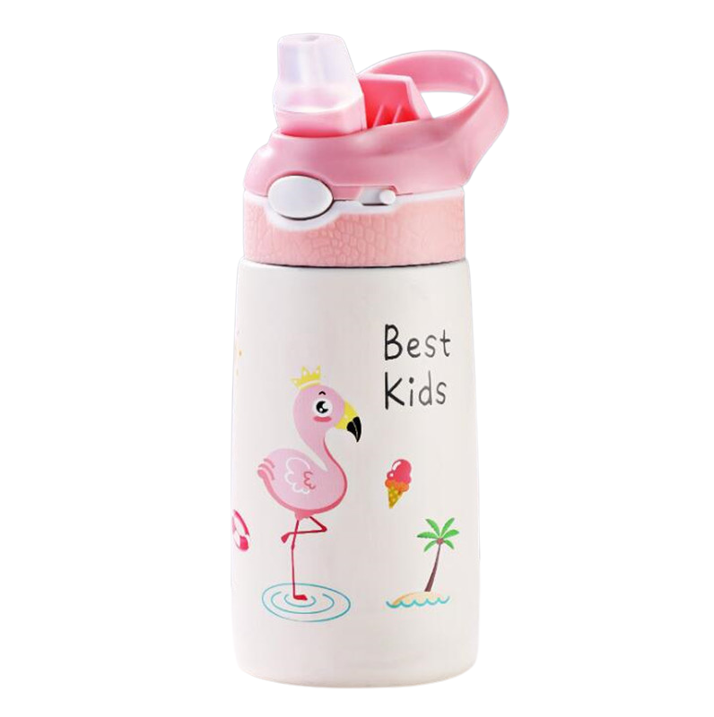 Gourde isotherme enfant avec paille