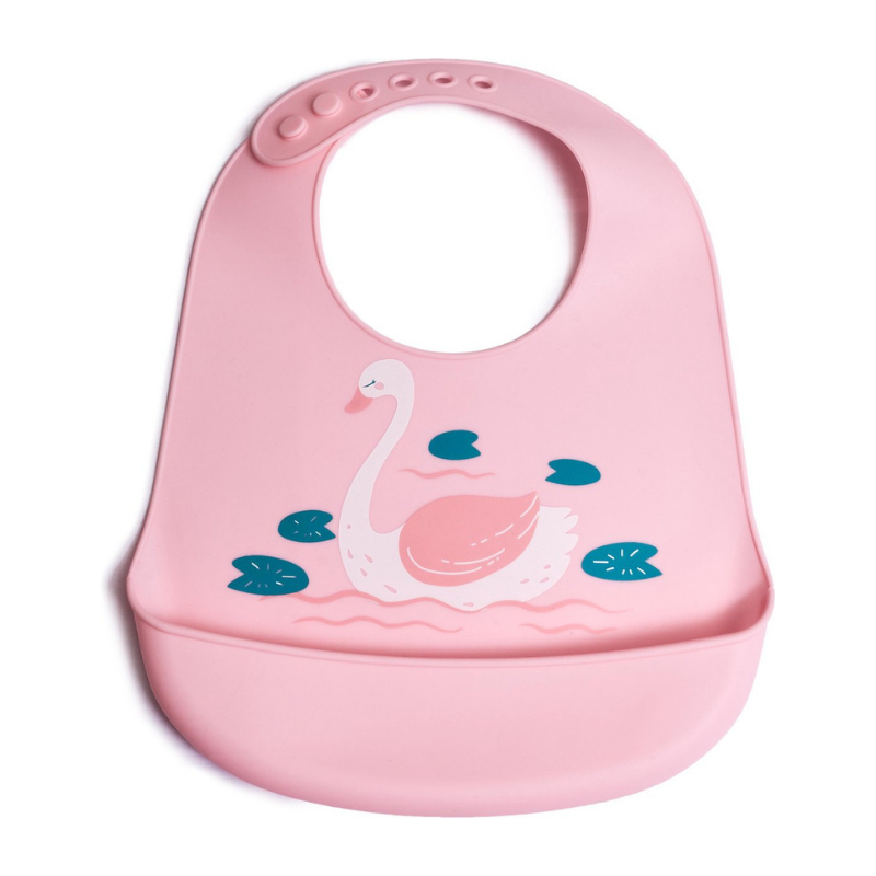 Bavoir en Silicone Imperméable pour Bébé - Animaux