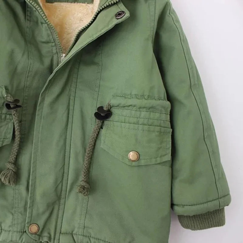 Manteau Hiver Enfant Doublure Polaire
