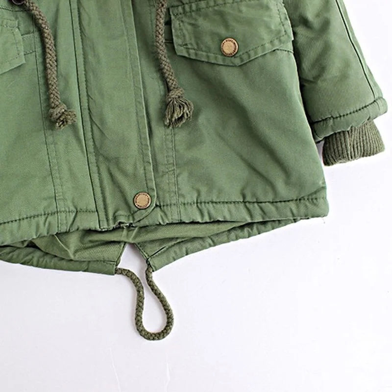 Manteau Hiver Enfant Doublure Polaire