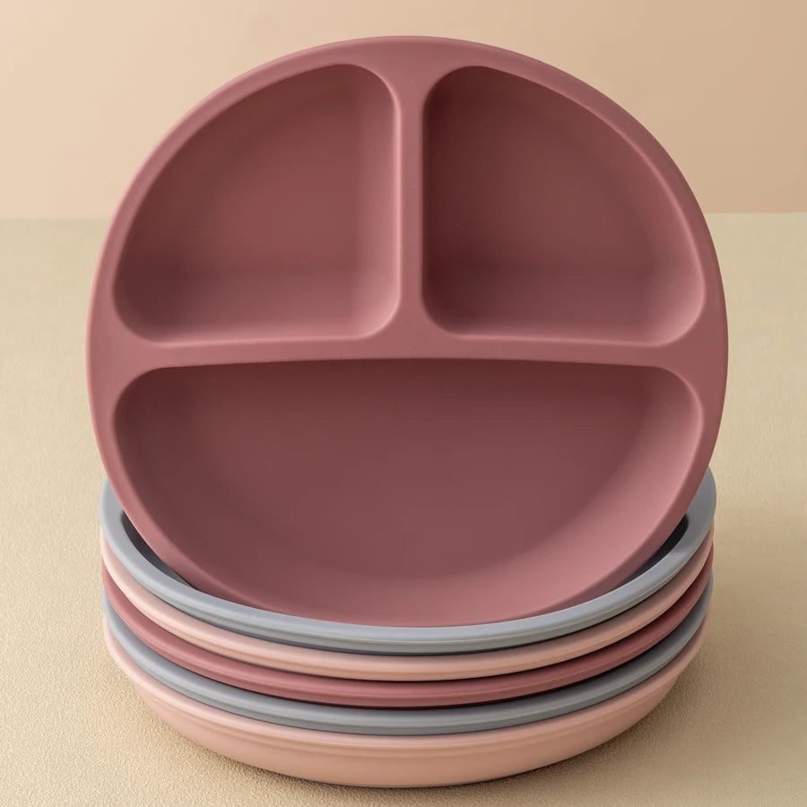 Assiette Bébé Ventouse avec Compartiments