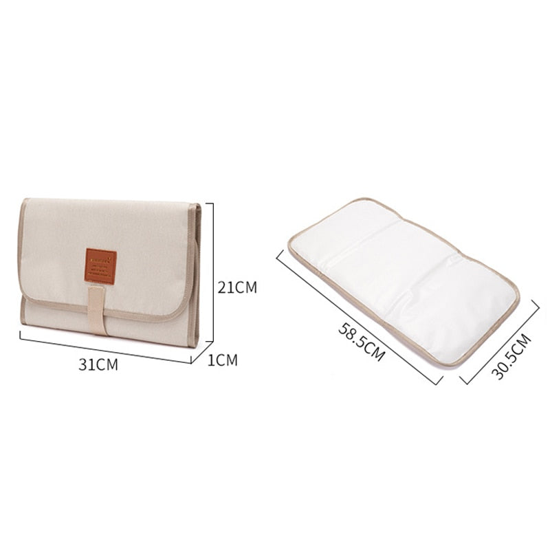Tapis à langer de voyage pliable