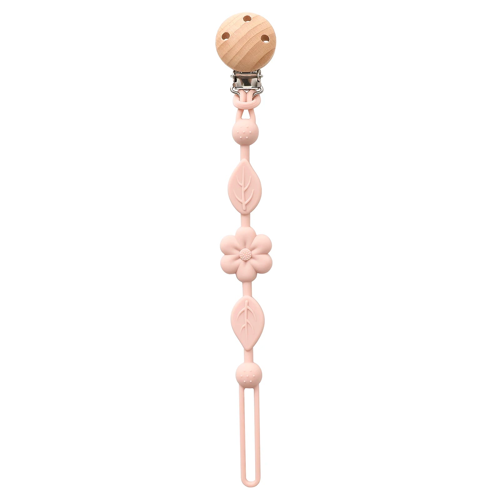 Attache Tétine Silicone - Fleur