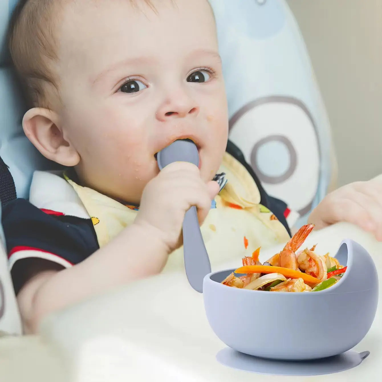 Bol Bébé Ventouse en Silicone