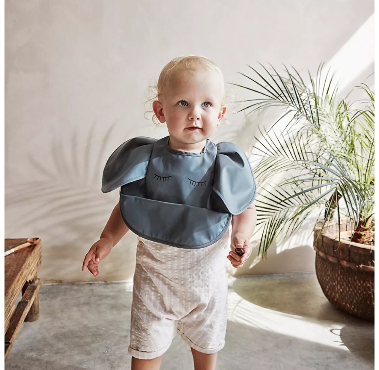 Bavoir bébé éléphant imperméable