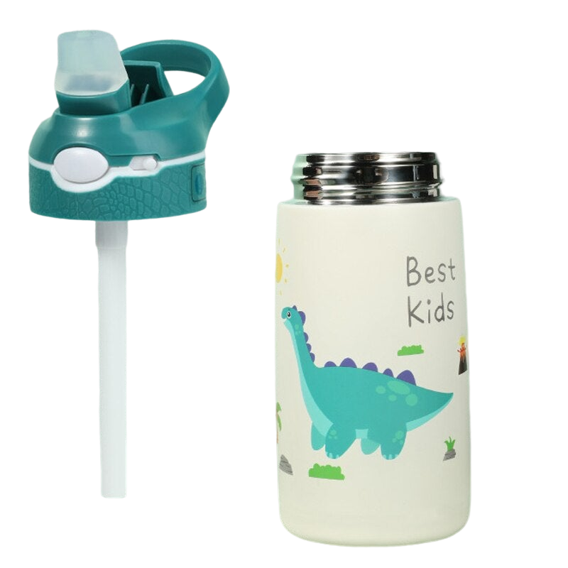 Gourde isotherme enfant avec paille