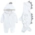 Combinaison mi-saison bébé coton dinosaure, photo 3