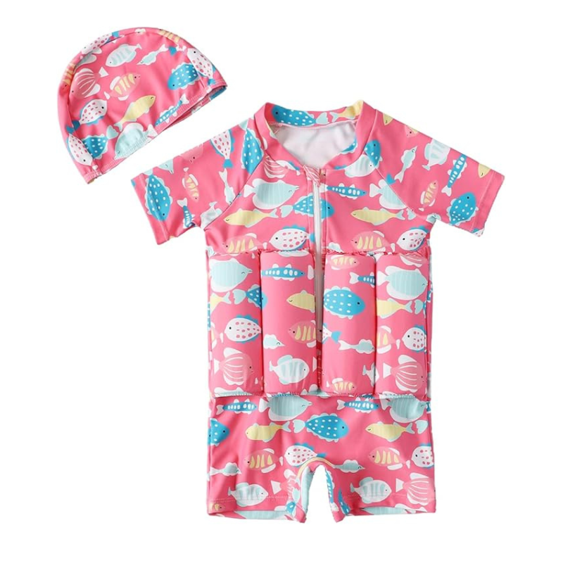 Maillot de bain bouée bébé et Bonnet