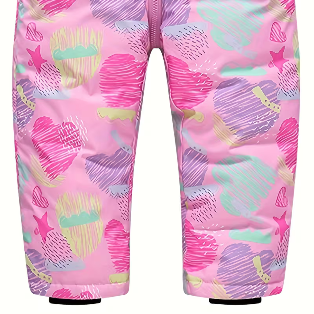 Combinaison de Ski Enfant avec Capuche Fourrure - Louba