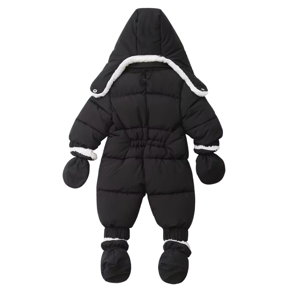 Combi-Pilote Bébé Hiver Ultra Chaude – avec Moufles, Chaussons et Chapka