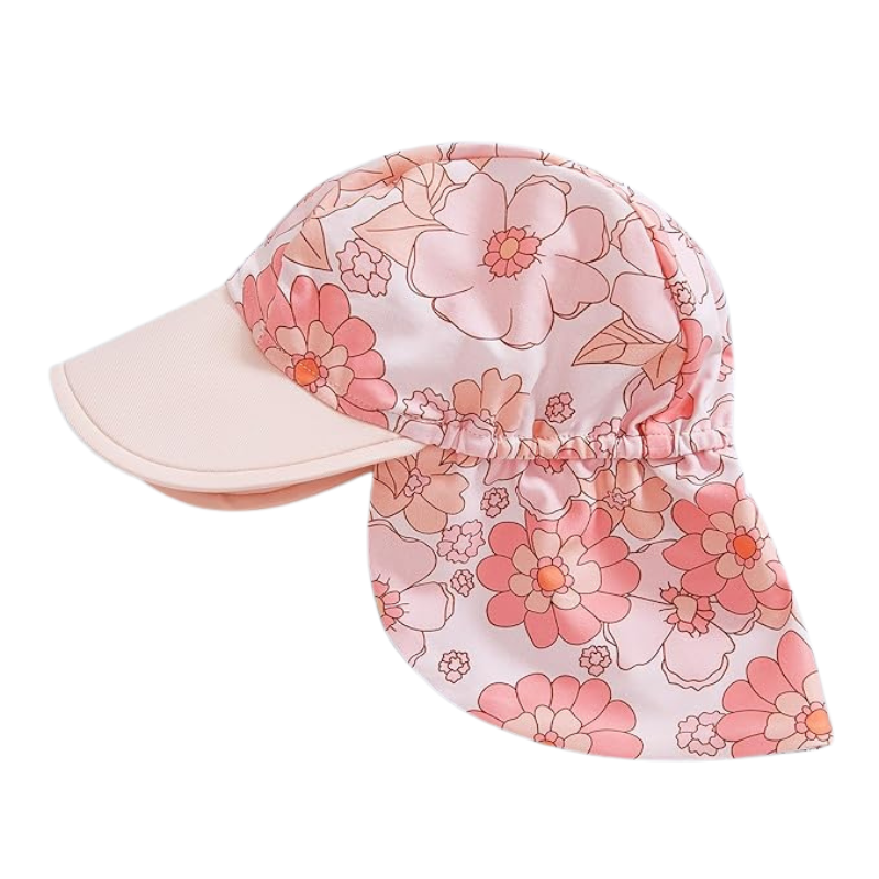 Maillot de Bain Bébé Fille avec Casquette - Lindsay
