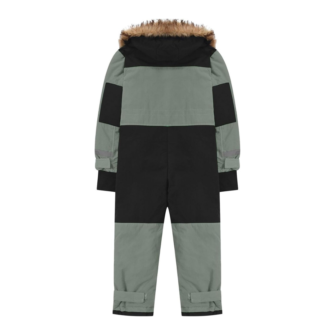 Combinaison de Ski Enfant avec Capuche Fourrure - Snowboo