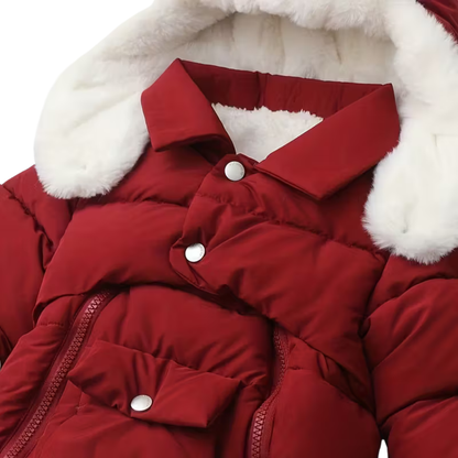 Combi-Pilote Bébé Hiver Ultra Chaude – avec Moufles, Chaussons et Chapka