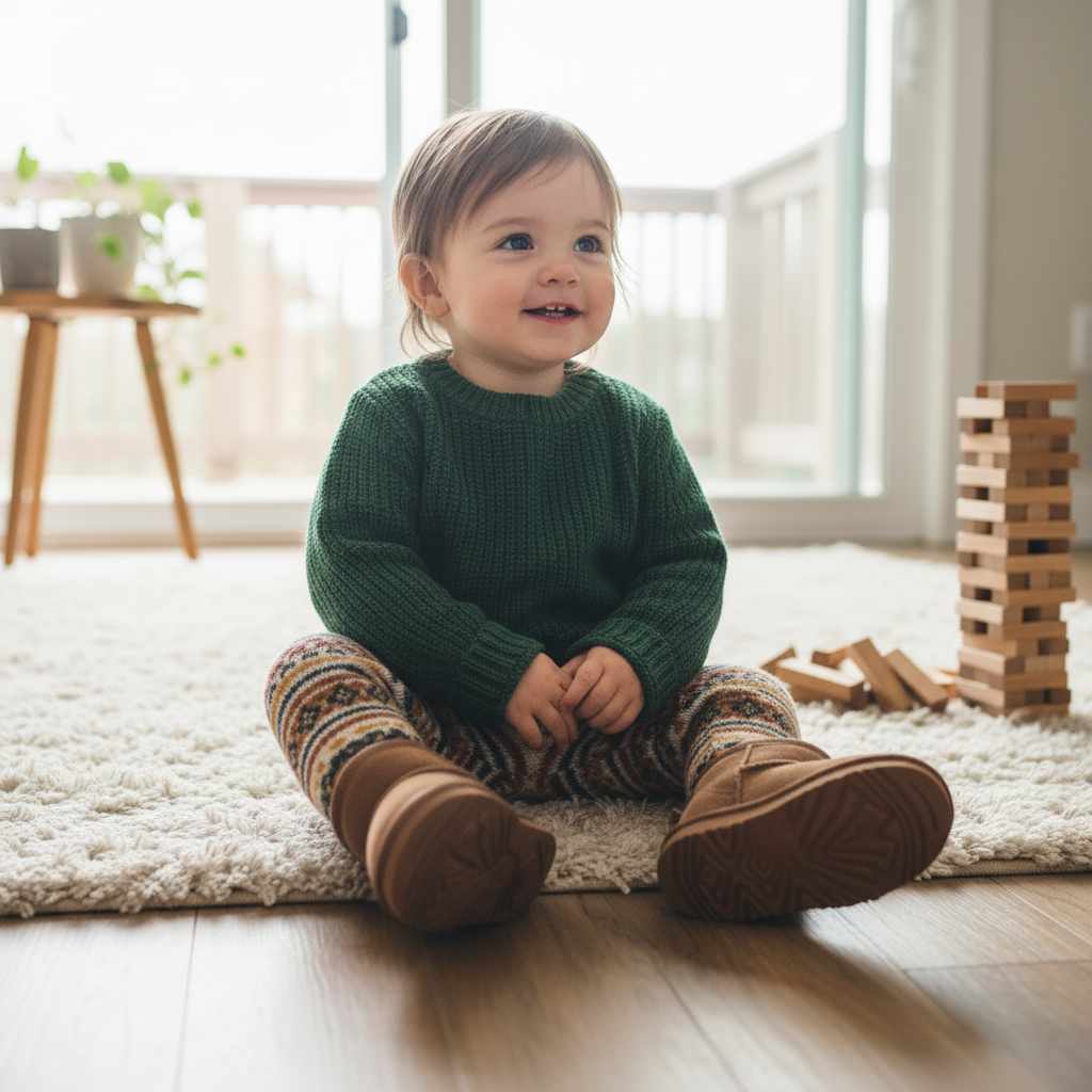 Lined Suede Boots for Baby / Child