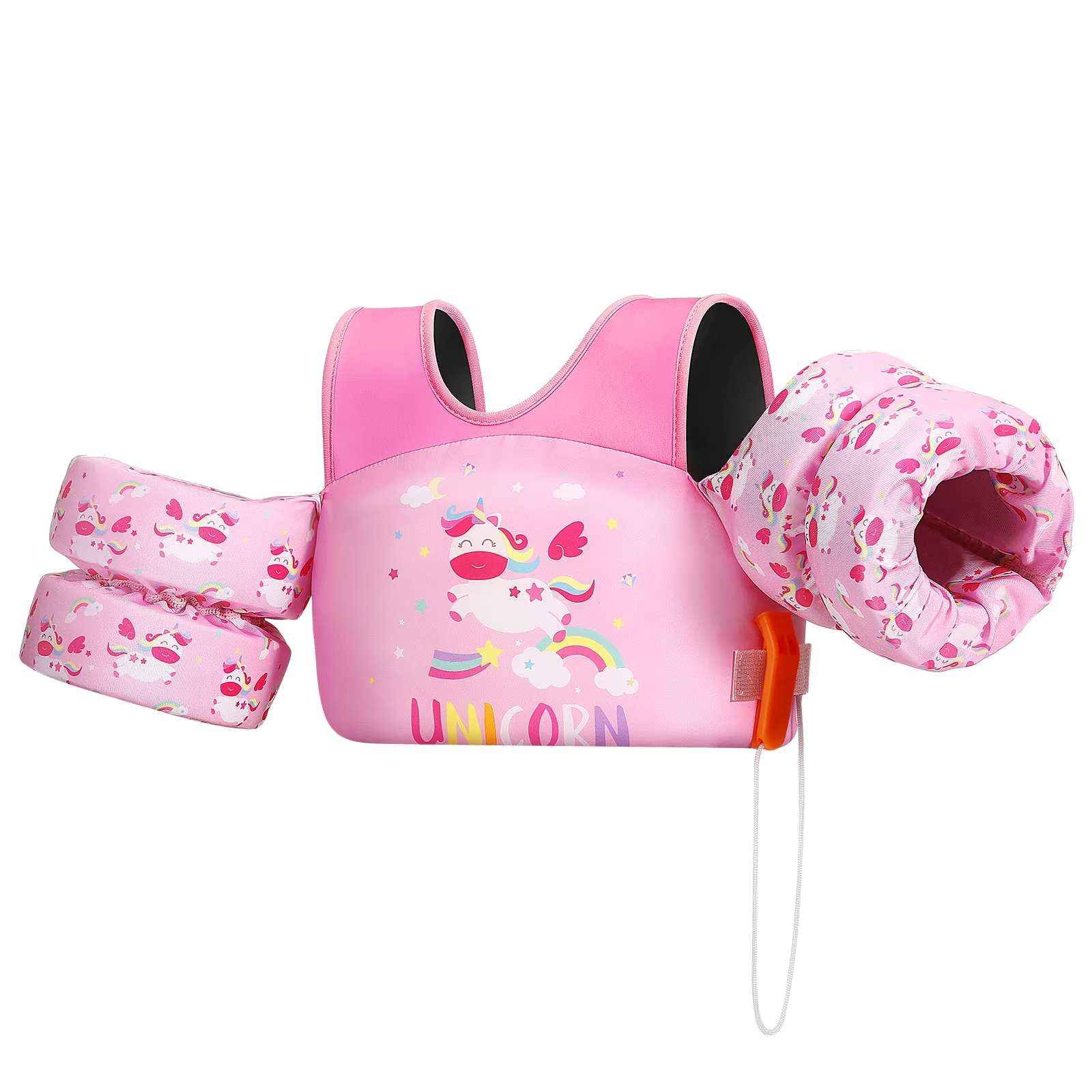 Gilet de natation enfant avec brassards intégrés