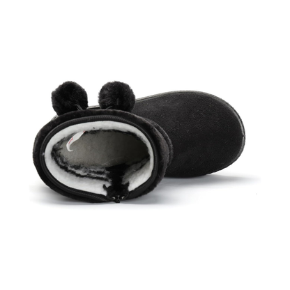 Bottes de Neige Bébé Fourrées avec Pompons