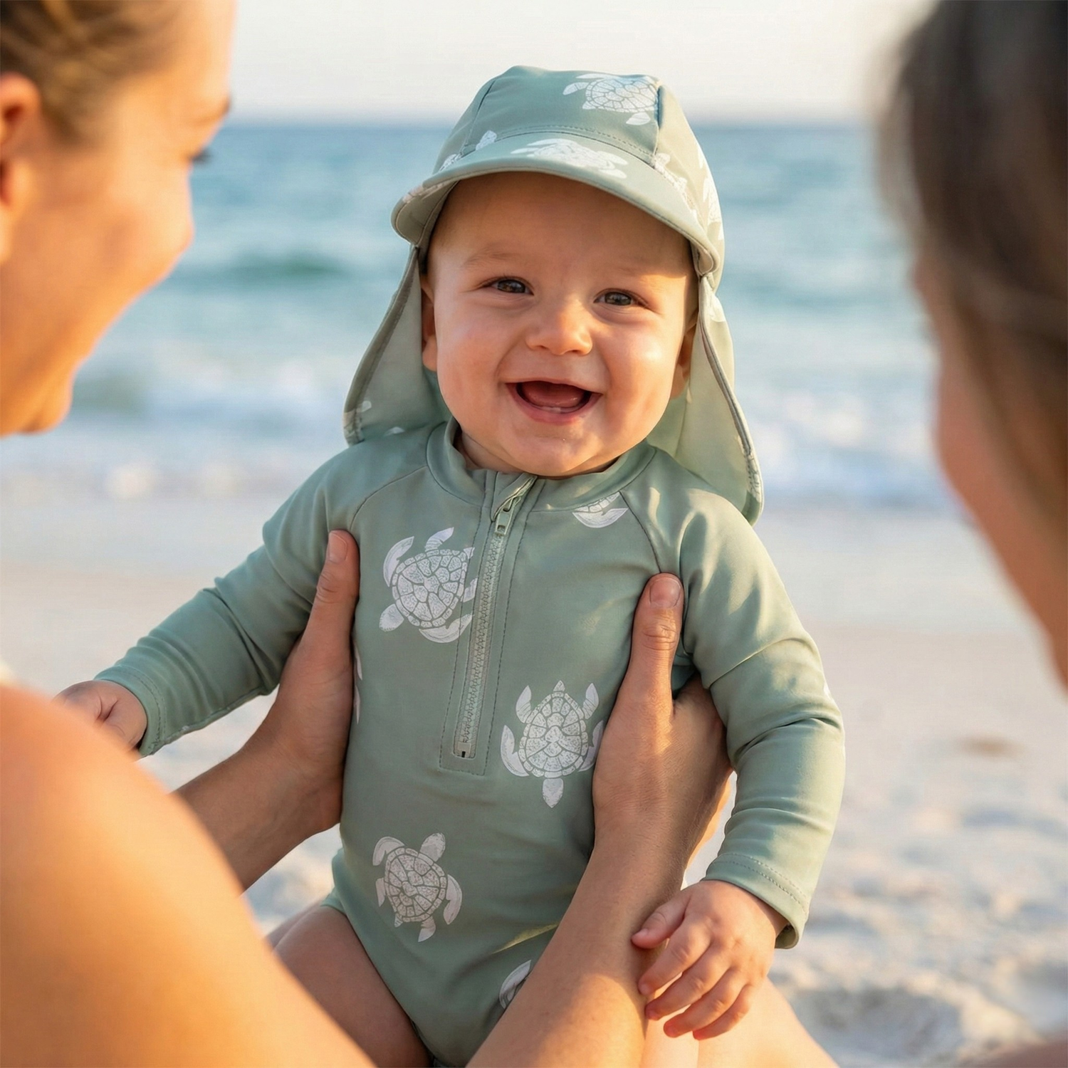 Maillot de Bain Bébé avec Casquette