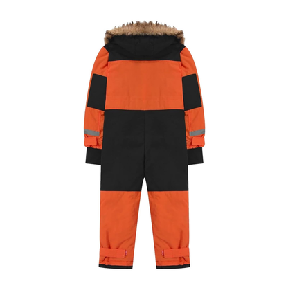 Combinaison de Ski Enfant avec Capuche Fourrure - Snowboo