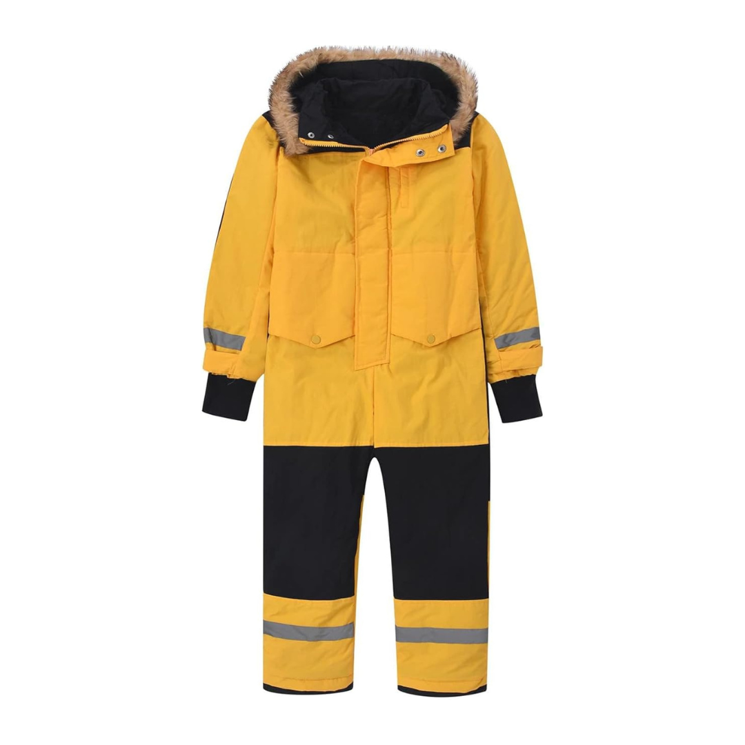 Combinaison de Ski Enfant avec Capuche Fourrure - Snowboo