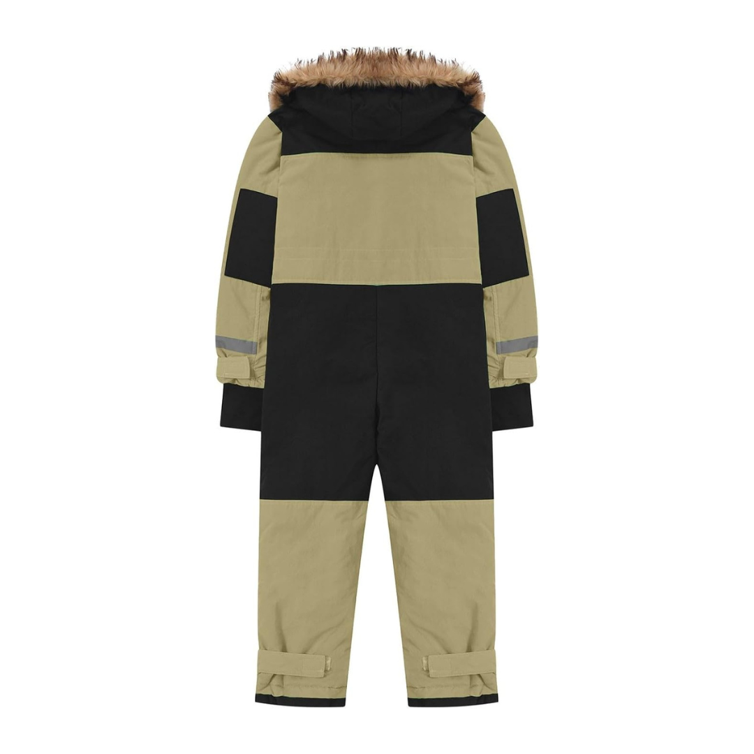 Combinaison de Ski Enfant avec Capuche Fourrure - Snowboo