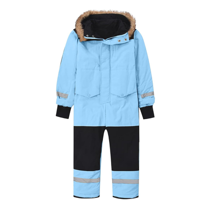 Combinaison de Ski Enfant avec Capuche Fourrure - Snowboo