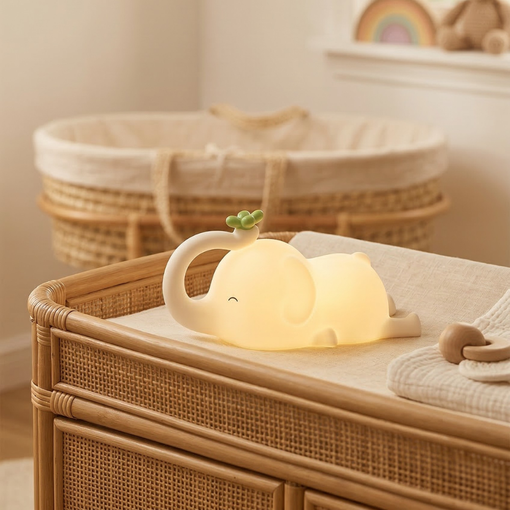 Veilleuse Élio l’Éléphant Rechargeable