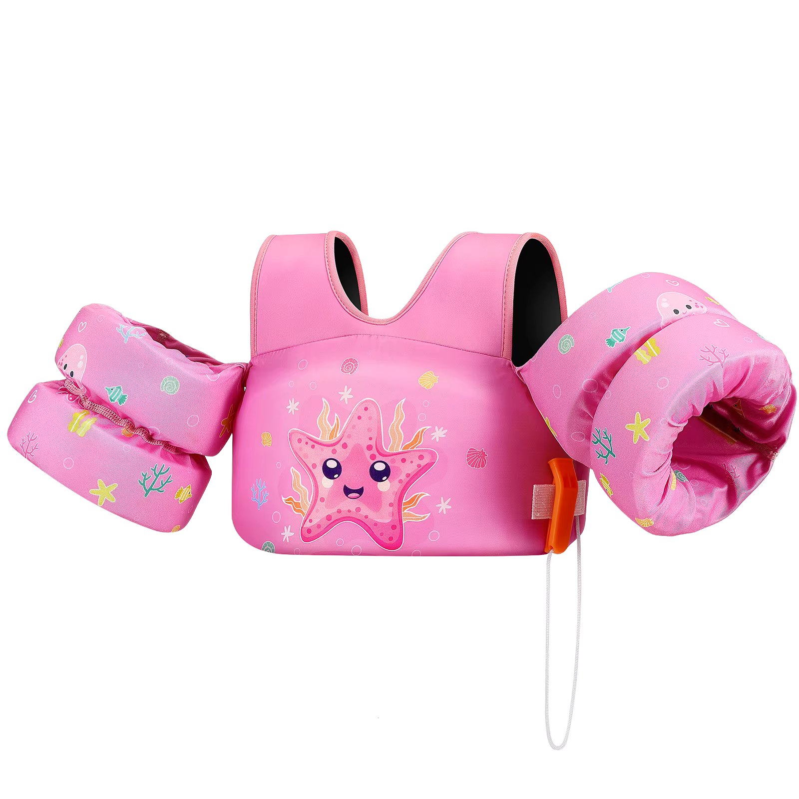 Gilet de natation enfant avec brassards intégrés
