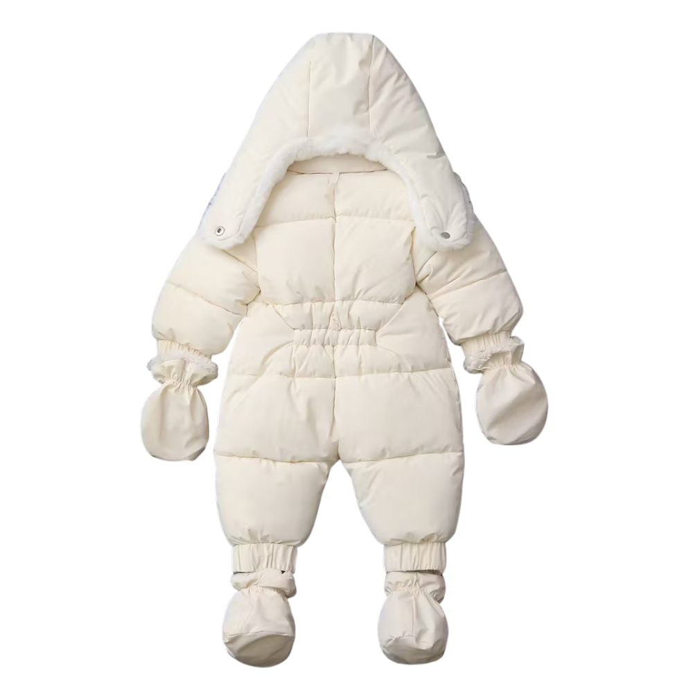 Combi-Pilote Bébé Hiver Ultra Chaude – avec Moufles, Chaussons et Chapka