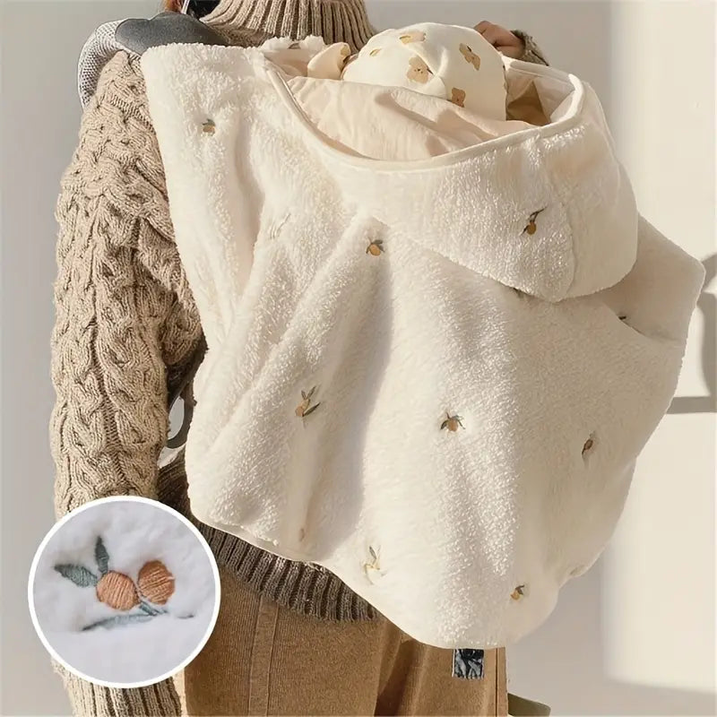 Manteau Cape Polaire Porte Bebe Petit Vadrouilleur