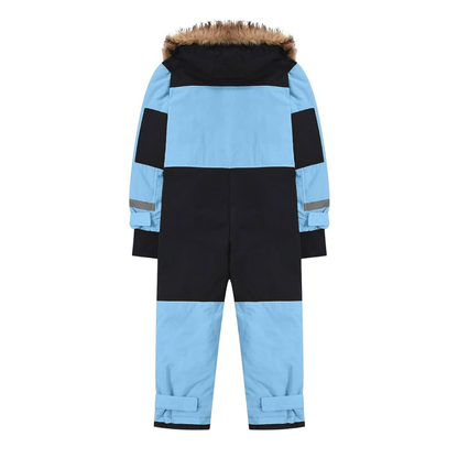 Combinaison de Ski Enfant avec Capuche Fourrure - Snowboo