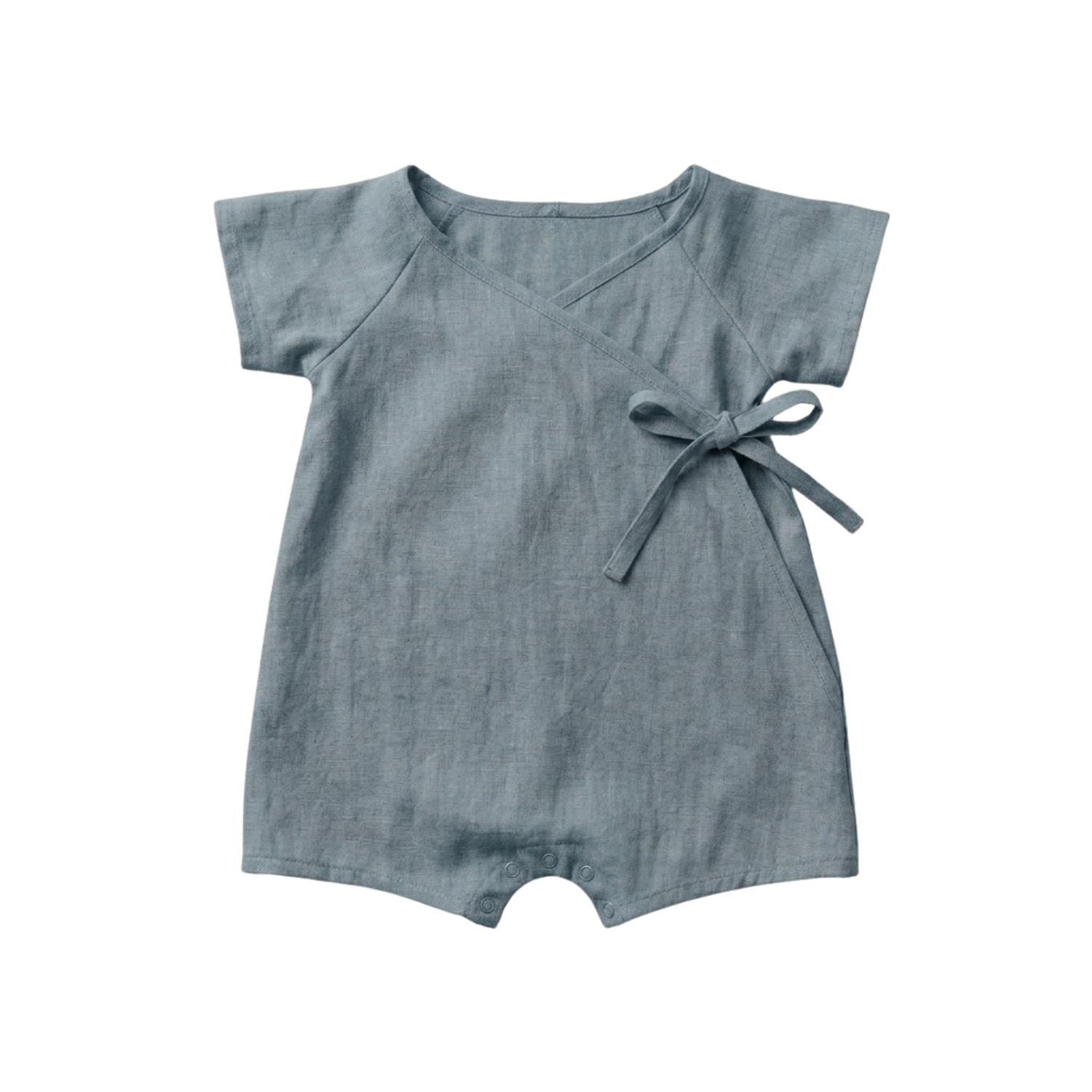 Barboteuse Été Bébé Kimono en Lin