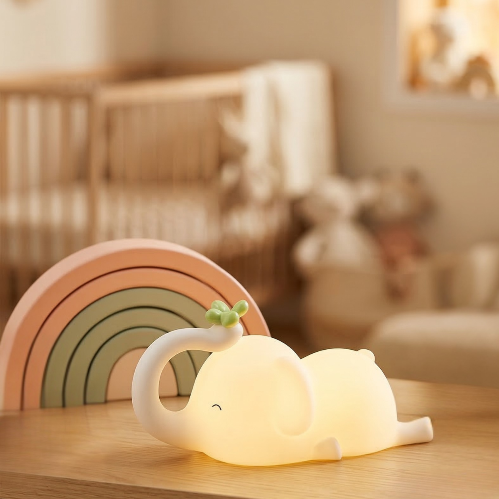 Veilleuse Élio l’Éléphant Rechargeable