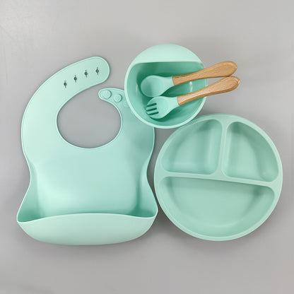 Coffret Repas Bébé Silicone - 5 PCS